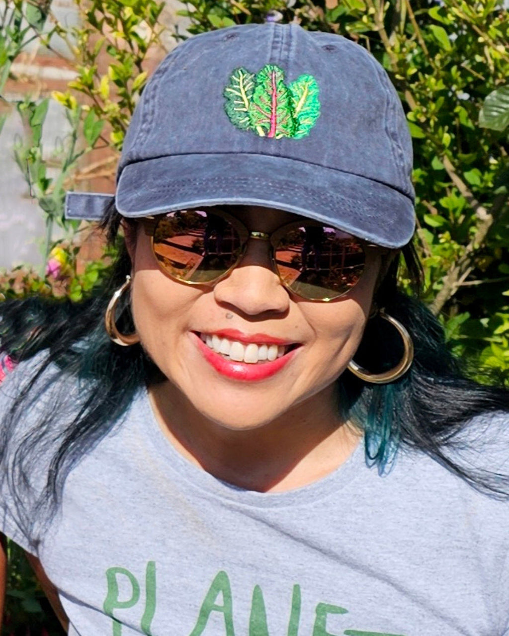 Rainbow Chard Dad Hat
