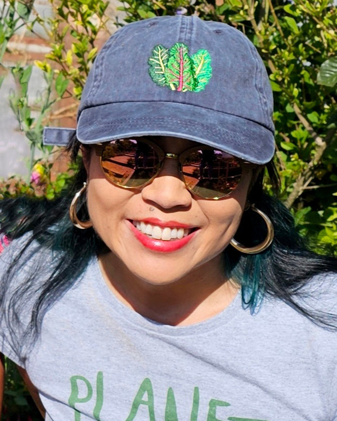 Rainbow Chard Dad Hat